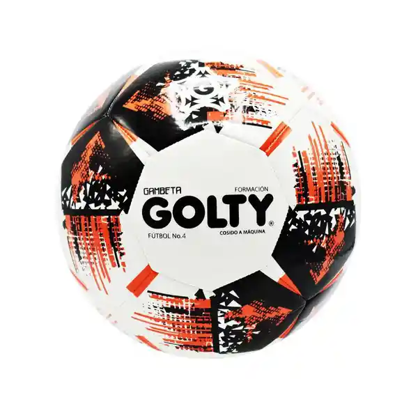 Golty Balón de Fútbol Gambeta Color Blanco N°4 