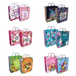 Primavera Bolsa de Regalo Estampada 32 x 26 cm