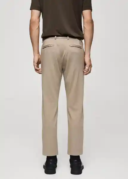 Pantalón Cohen Chocolate Talla M Hombre Mango