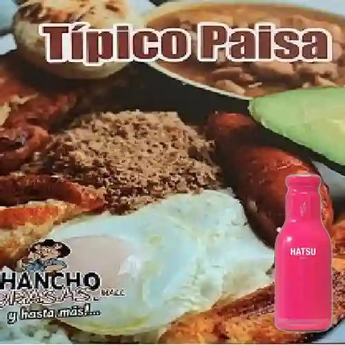 Combo Tipico Paisa + Hatsu Rosa 400 ml