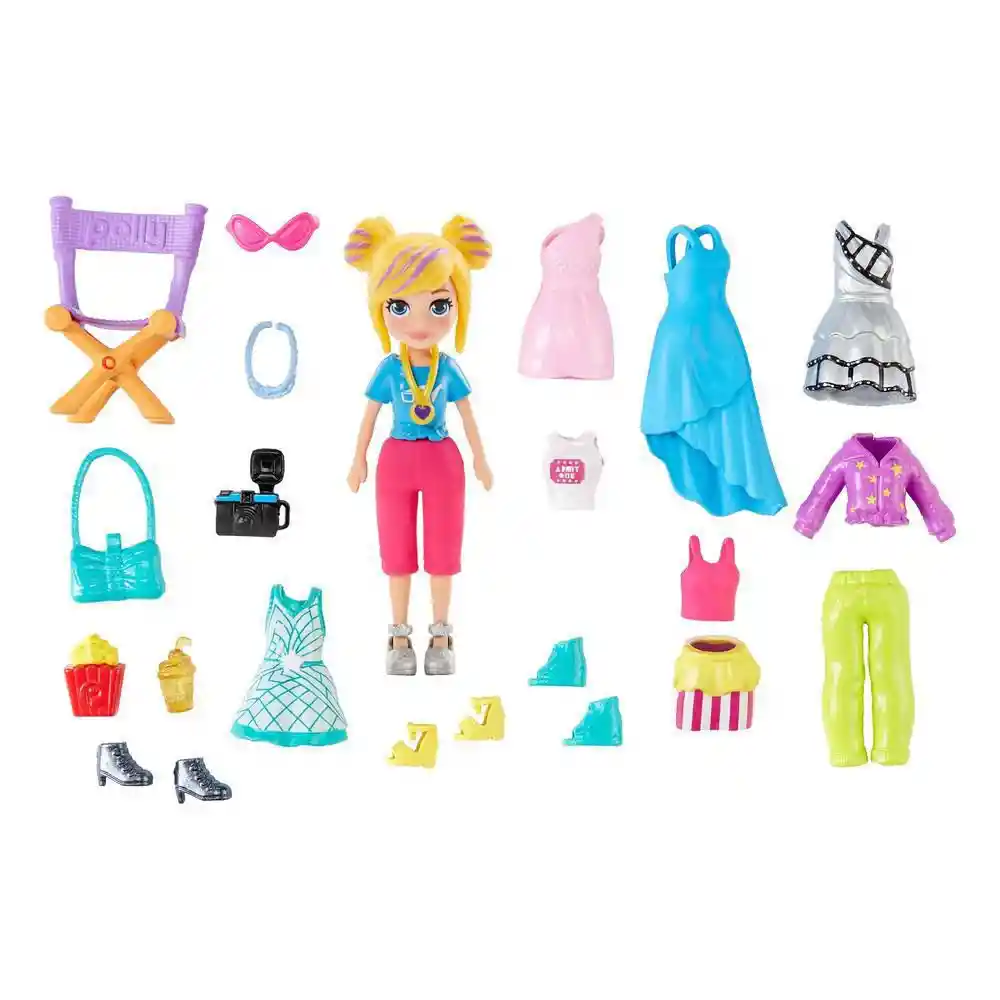 Polly Pocket Juguete Modas Sorpresas Palomitas Con Polly