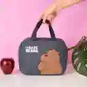 Lonchera Grizzly Serie Serie we Bare Bears Negro Miniso