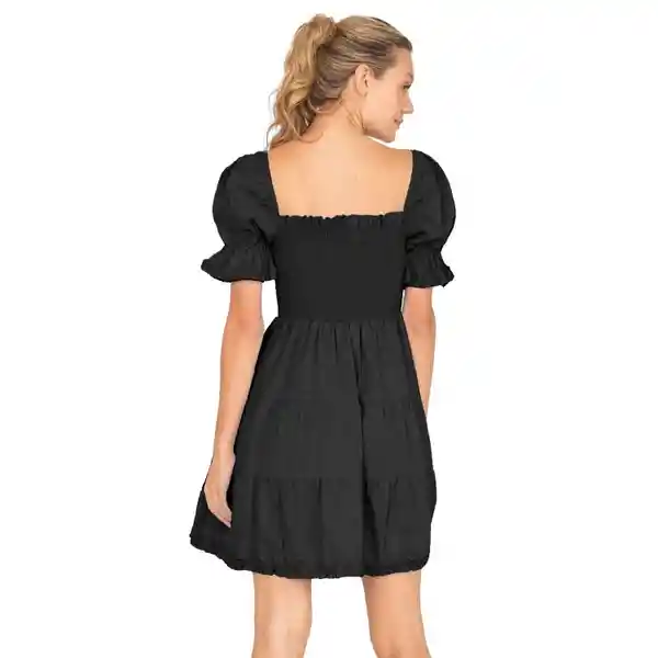 Vestido Corto Bondi Negro Talla L