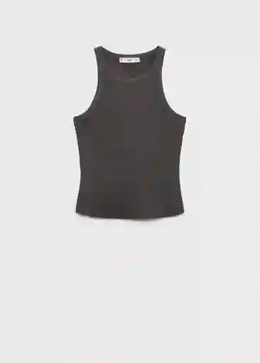 Top Naju Antracita Talla S Mujer Mango