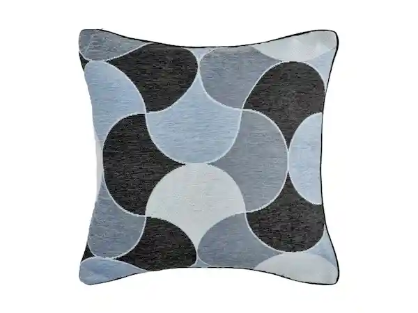 Cojín Tapiz Paño Negro 45 x 45 cm Casaideas
