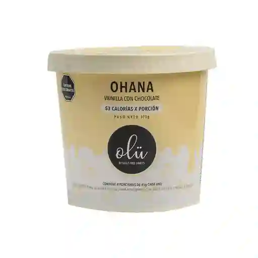 Helado Olu Gelato Vainilla Chocolate Vegano