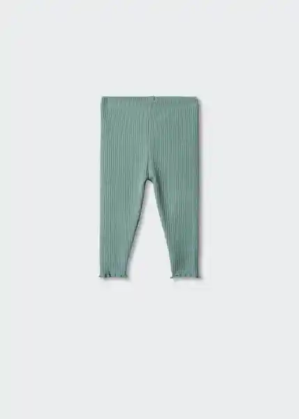 Leggings Carla4 Verde Pastel Talla 69 Niñas Mango