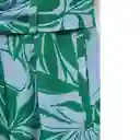 Pantalón Twist Verde Talla M Mujer Mango