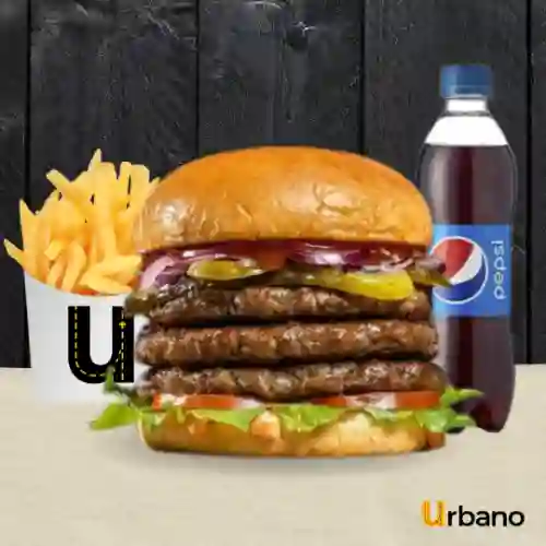 Combo Burger Especial Triple