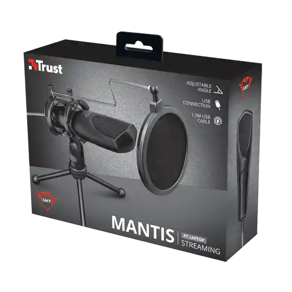 Trust Micrófono Gxt 232 Mantis Streaming Usb + Trípode