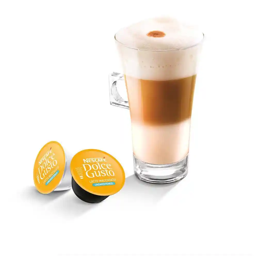 Nescafé-Dolce Gusto Café en Cápsulas Latte Macchiato sin Azúcar