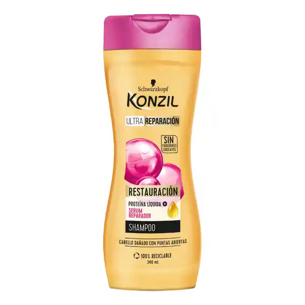 Konzil Shampoo Ultra Reparación Restauración 340 mL