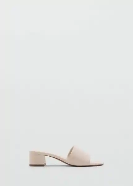 Sandalias Maria Crudo Talla 38 Mujer Mango
