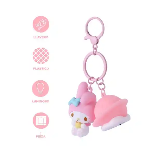 Llavero Luminoso Sueño Planetario my Melody Serie Sanrio Miniso