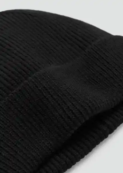 Gorra Medium Negro Talla 99 Hombre Mango