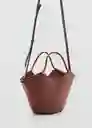 Bolso P Emilia Cuero Talla 99 Mujer Mango