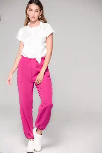 Pantalón Jogger Bali Color Magenta Talla 8 Ragged