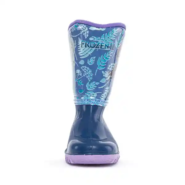 Disney Botas de Lluvia Frozen Suleima Niña Azul Lila Talla 25