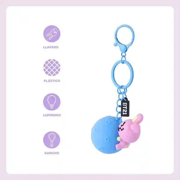 Lámpara Colgante Cooky Serie Bt21 Miniso