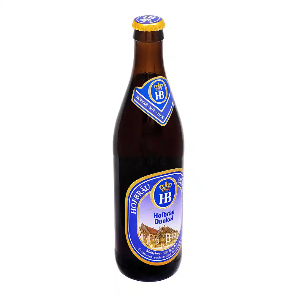 Hofbräu Dunkel Cerveza Munchen Negra Alemana