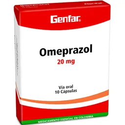 Omeprazol Genfar (20 Mg)