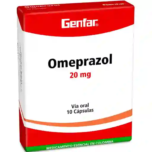 Genfar Omeprazol Cápsulas (20 mg)