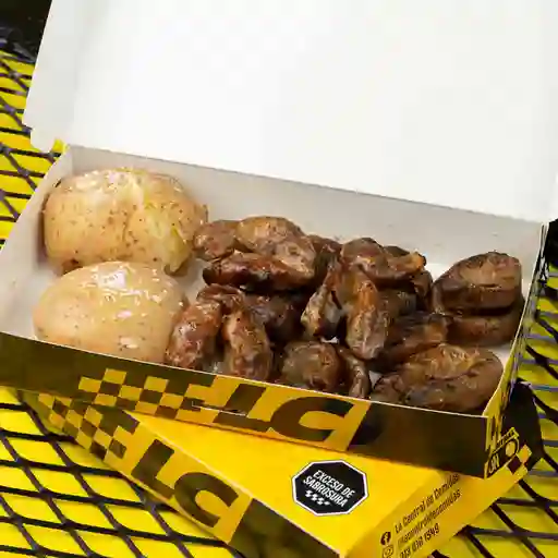 Chunchullito al carbón