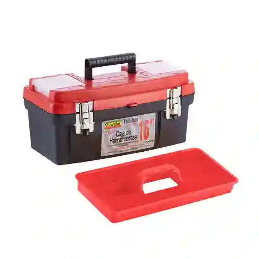 Vanyplas Caja de Herramientas Rojo 16