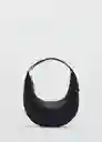 Bolso M Moon Negro Mujer Mango