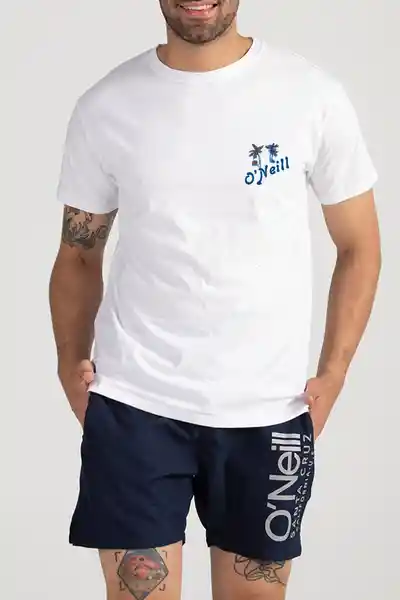 ONeill Camiseta Classic Girl Masculino Blanco M