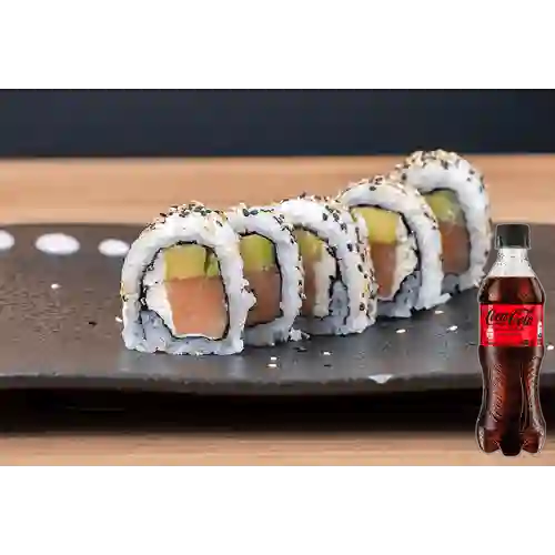 Combo Philadelphia Roll + Coca Cola Sin Azúcar 400 ml