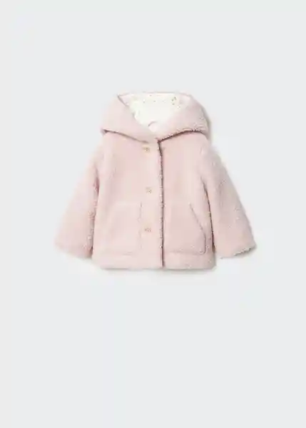 Abrigo Dolly Rosa Pastel Talla 61 Niños Mango