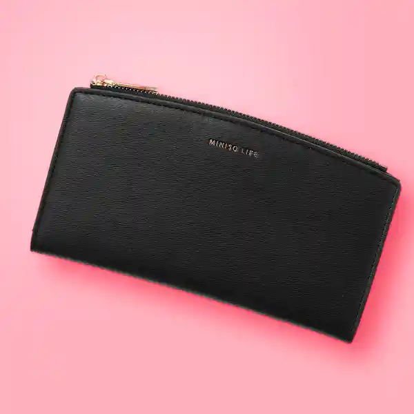 Cartera Para Mujer Diseño de Arco Negro Miniso