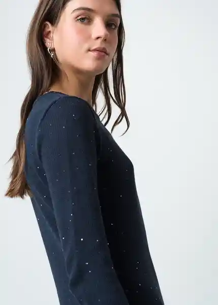 Vestido Azul Pacífico Talla S Mujer 473G086 Naf Naf