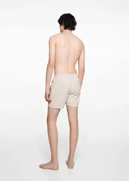 Short Bañador Tahiti Beige Talla 22 Niños Mango