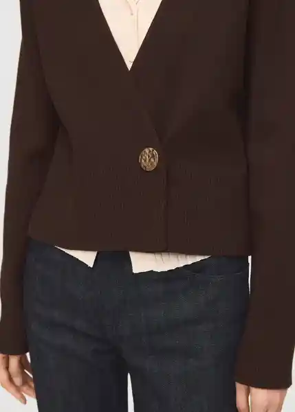 Cárdigan Anita Chocolate Talla M Mujer Mango