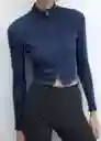 Cárdigan Loreto Azul Talla XS Mujer Mango