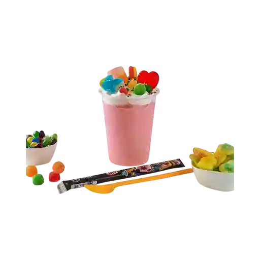 Malteada de frutos rojos