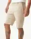 Short Colors Rocket Crudo Almidón Claro Talla 38 Chevignon