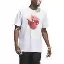 Adidas Camiseta Fdt Hbr T Para Hombre Blanco Talla L