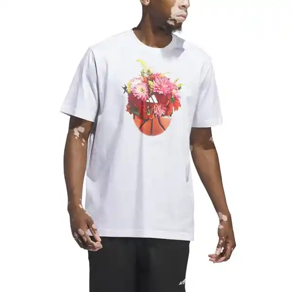 Adidas Camiseta Fdt Hbr T Para Hombre Blanco Talla L