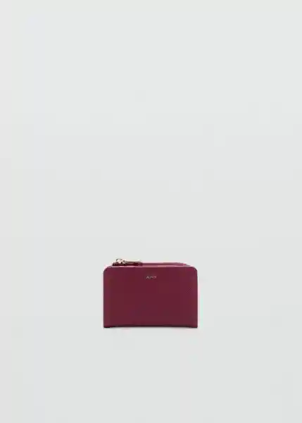 Billetera P Martes2 Burdeos Talla 99 Mujer Mango