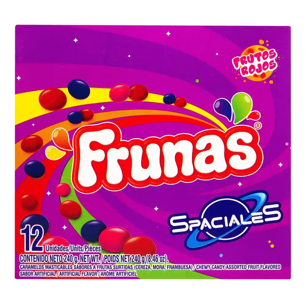 Frunas Caramelo Masticable Frutos Rojos