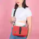 Bolso de Moda Con Solapa Pioneer Rojo Miniso