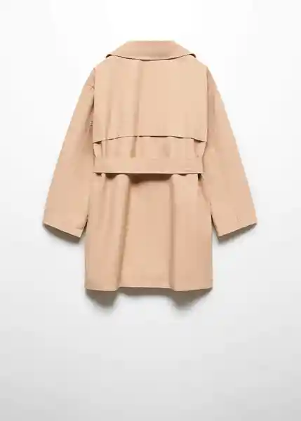 Abrigo Trench Trench6 Niñas Camel Talla 12 Mango