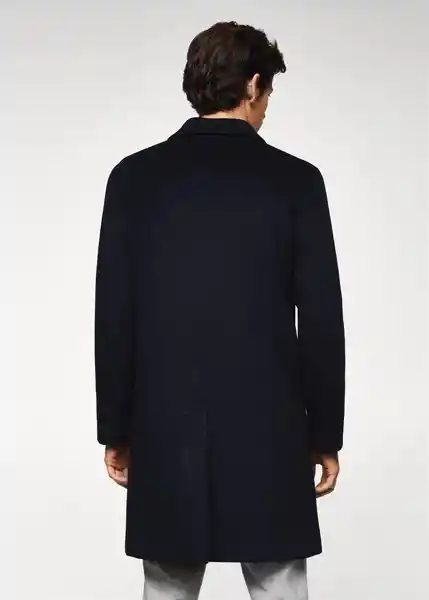 Abrigo Victor Navy Talla M Hombre Mango