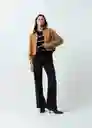 Chaqueta Mujer Camel Talla M Naf Naf