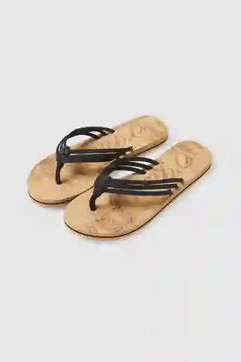 ONeill Sandalias Ditsy Femenino Negro 07