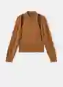 Jersey Double Camel Talla M Mujer Mango