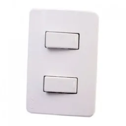 Ciles Interruptor Doble Ultra Conmutable Natural